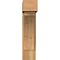 Ekena Millwork Thorton Block Rough Sawn Bracket w/ Offset Brace, Western Red Cedar, 8"W x 22"D x 34"H BKT0806X22X34THR05RWR - alternate 3